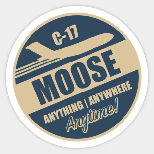 C-17 Moose Sticker